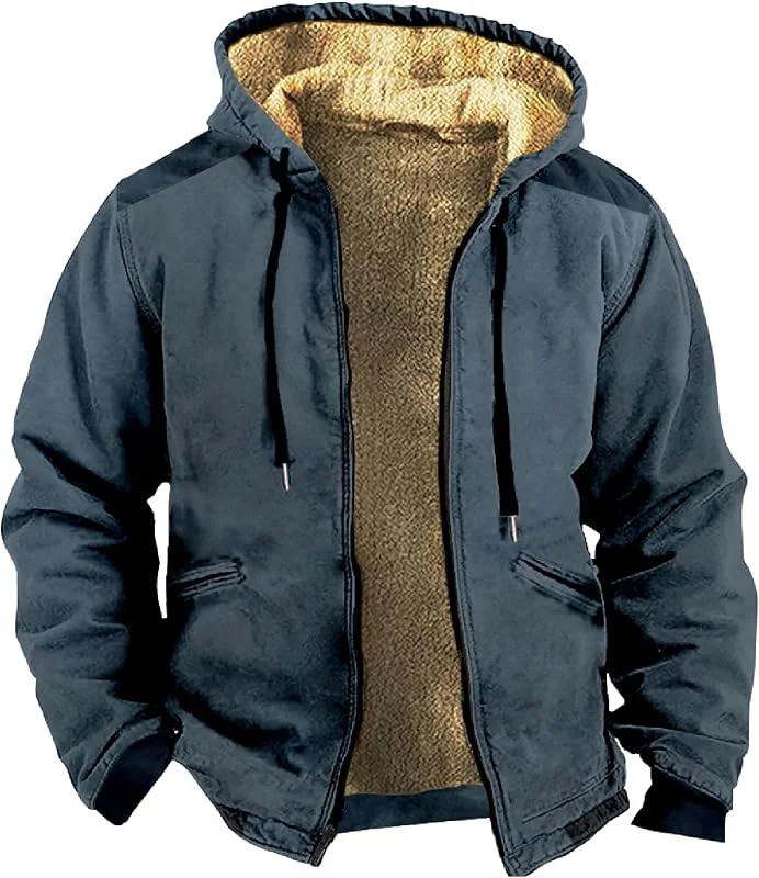 TOFOTL Blouson Homme Hiver, Polaire, Cadeau Homme, D'intérieur Froid Chaude D'interieur Jacket — Vetements ski