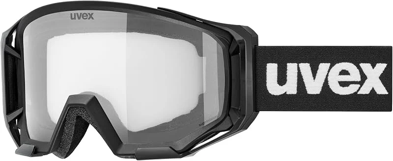 Uvex athletic - lunettes de ski pour adults - Catégorie de filtre 0 - anti-buée - black matt SL clear - one size — Equipement ski