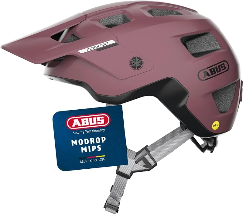 ABUS Casque VTT MoDrop MIPS, Rouge, L — Equipement ski
