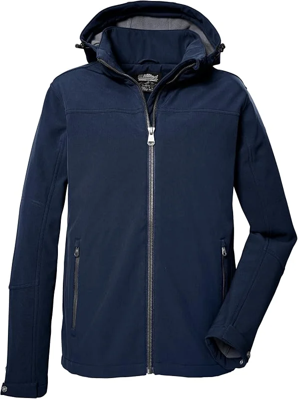 Killtec Herren Softshelljacke Veste softshell, veste d'extérieur avec capuche amovible Homme — Vetements ski