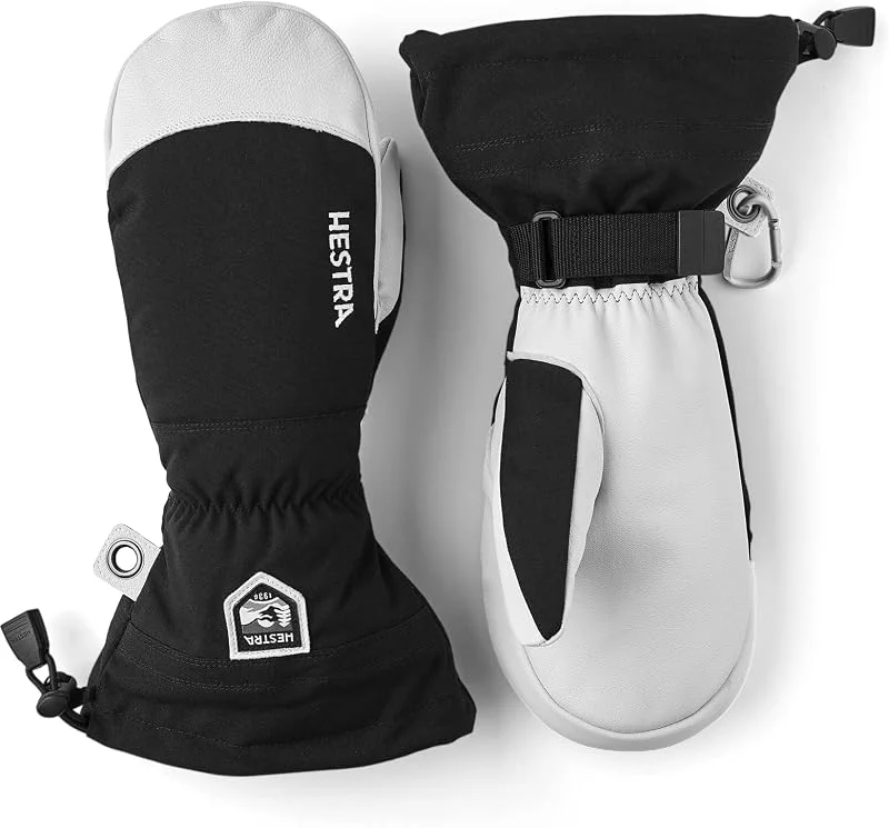 HESTRA Army Leather Heli Ski Trigger Finger Handschuh 2025 Black — Vetements ski