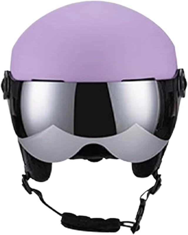 Casques De Ski Pour Hommes - Chapeau Antichoc Avec Lunettes De Ski, Casque De Ski De Protection Extérieur, pour Hommes Jeunes Adultes Ski Snowboard Descente Resort Outdoor Sports Moto — Equipement ski