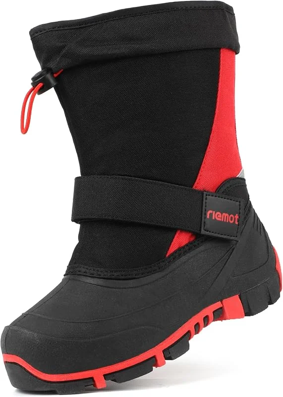riemot Après-Ski Enfant, Bottes de Neige Chaudes Garçon et Fille — Equipement ski