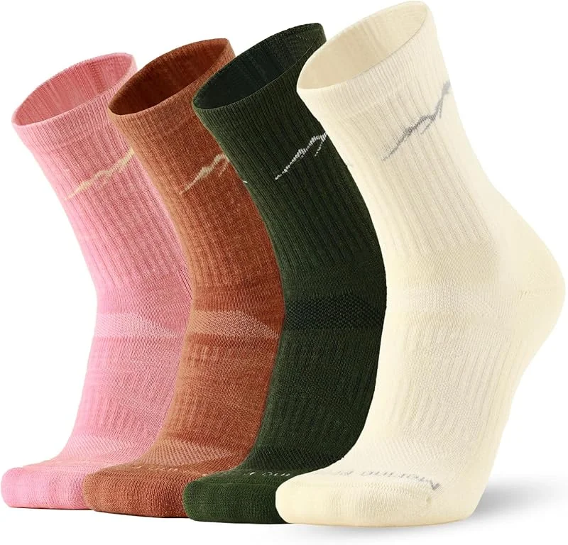 Merino Protect Chaussettes Merinos Femme Coussin Chaussettes Thermiques Randonnée Chasse Cyclisme Doux Chaudes Chaussettes — Vetements ski