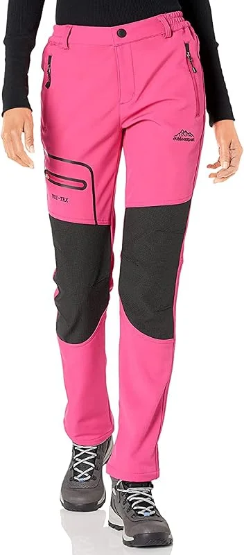 Pantalon Ski Randonnee Femme Imperméable Polaire — Vetements ski