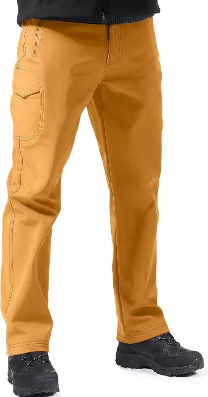 FREE SOLDIER Herren Winter Wasserdichte Skihose Jagd Outdoor Hose Winddichte Thermohose Winterhose Softshellhose - Pantalon - Cargo - Homme — Vetements ski