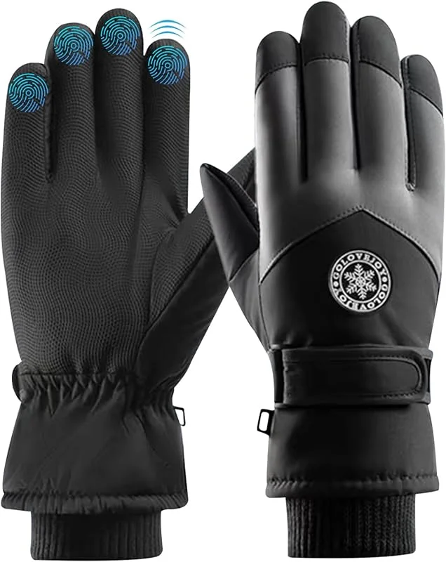 Gants Hiver Homme Chaud, -30°C Gants Femme Hiver, Gants Tactiles Homme, Imperméables Gant Moto Hiver, Gants Ski Hommes, Gant Thermique Anti Froid pour Équitation Randonnée Escalade Plein Air — Vetements ski