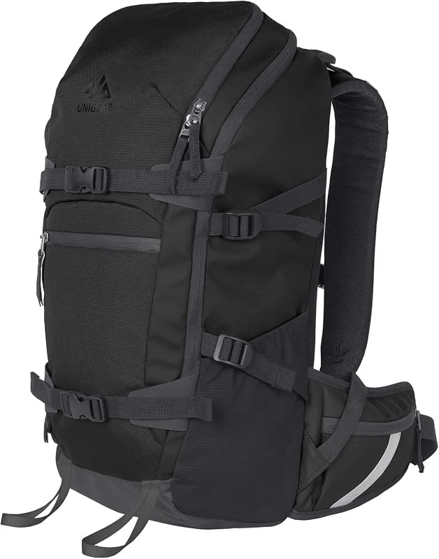 Unigear Sac à dos de ski, snowboard, sac à dos, sac à dos d'hydratation, sac à dos de plein air, ski, sports d'hiver, randonnée, trekking, cyclisme, 22 l — Equipement ski