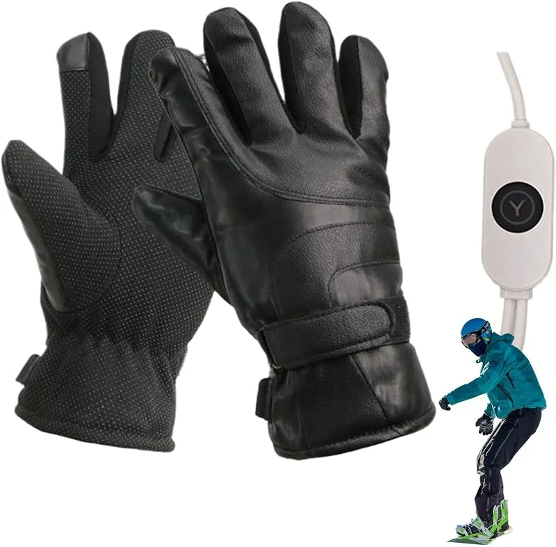 Gants de ski à écran tactile Heated Winter Gloves, Gants de chasse — Vetements ski