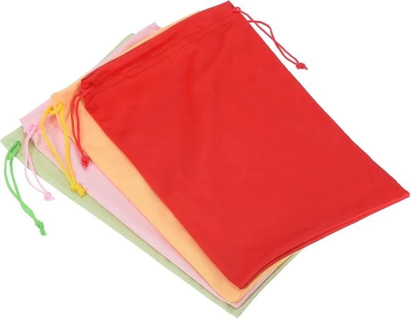 PATIKIL Housse de Protection en Microfibre pour Lunettes de Ski avec Cordon de Serrage, Rose, Rouge, Jaune, Vert, Standard Size — Equipement ski